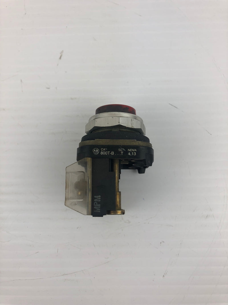 Allen-Bradley 800T-B Red Push Button Series T