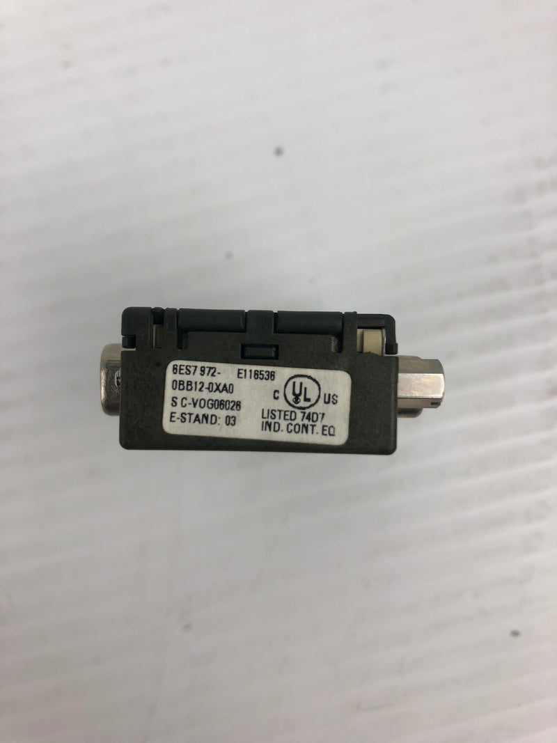 Siemens 0BB12-0XA0 Connector E116536