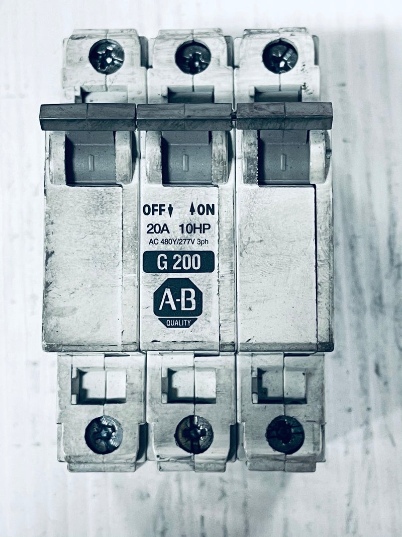 Allen-Bradley 1492-CB3 G200 3-Pole 20A Circuit Breaker