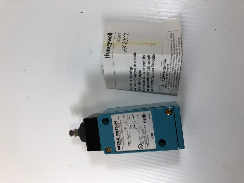 Honeywell Micro Switch LSV4L Heavy Duty Limit Switch