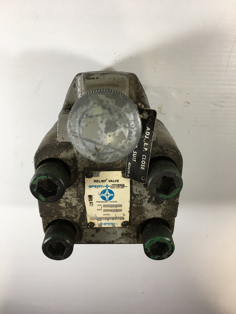 Vickers Relief Valve CG 10 BY 20