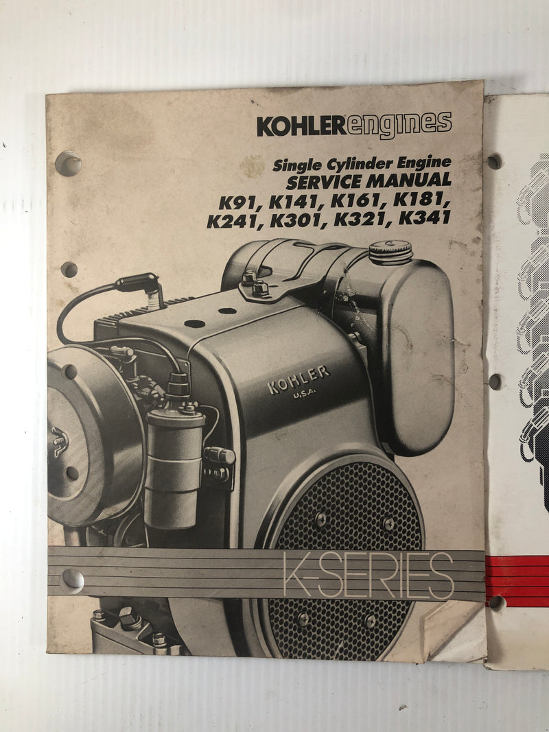 Kohler Engines Service Updates '93-94 Single Cylinder Service Manual