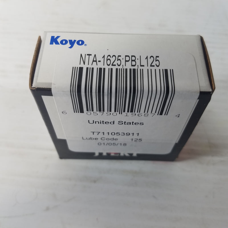 Koyo NTA-1625 PB L125 Needle Bearing