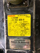 Fanuc AC Servo Motor A12/2000 A06B-0142-B076-R 186V 2000 Speed 3PH 7.4A