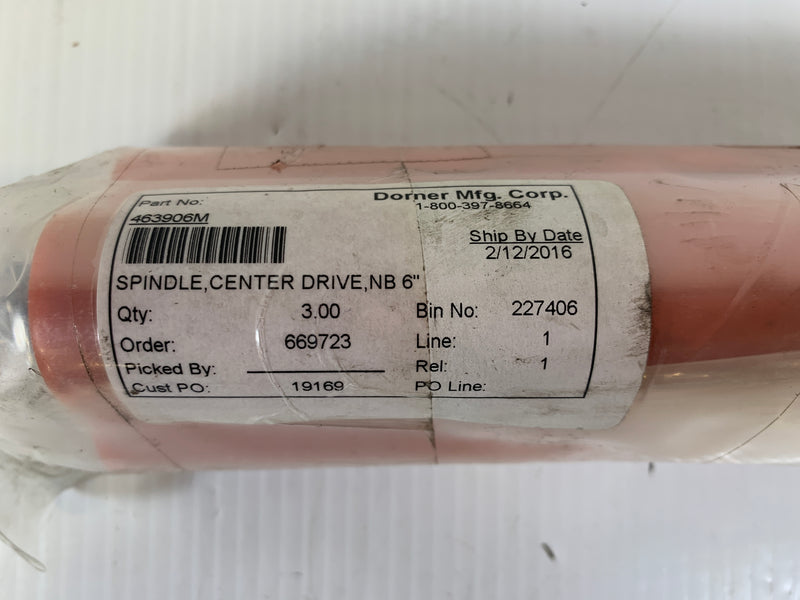 Dorner Center Spindle Drive 6"