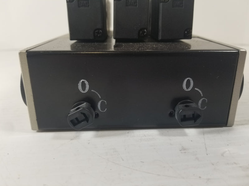 SMC NVV5FS2-01T1-031-02T Pneumatic Manifold Block with Valves