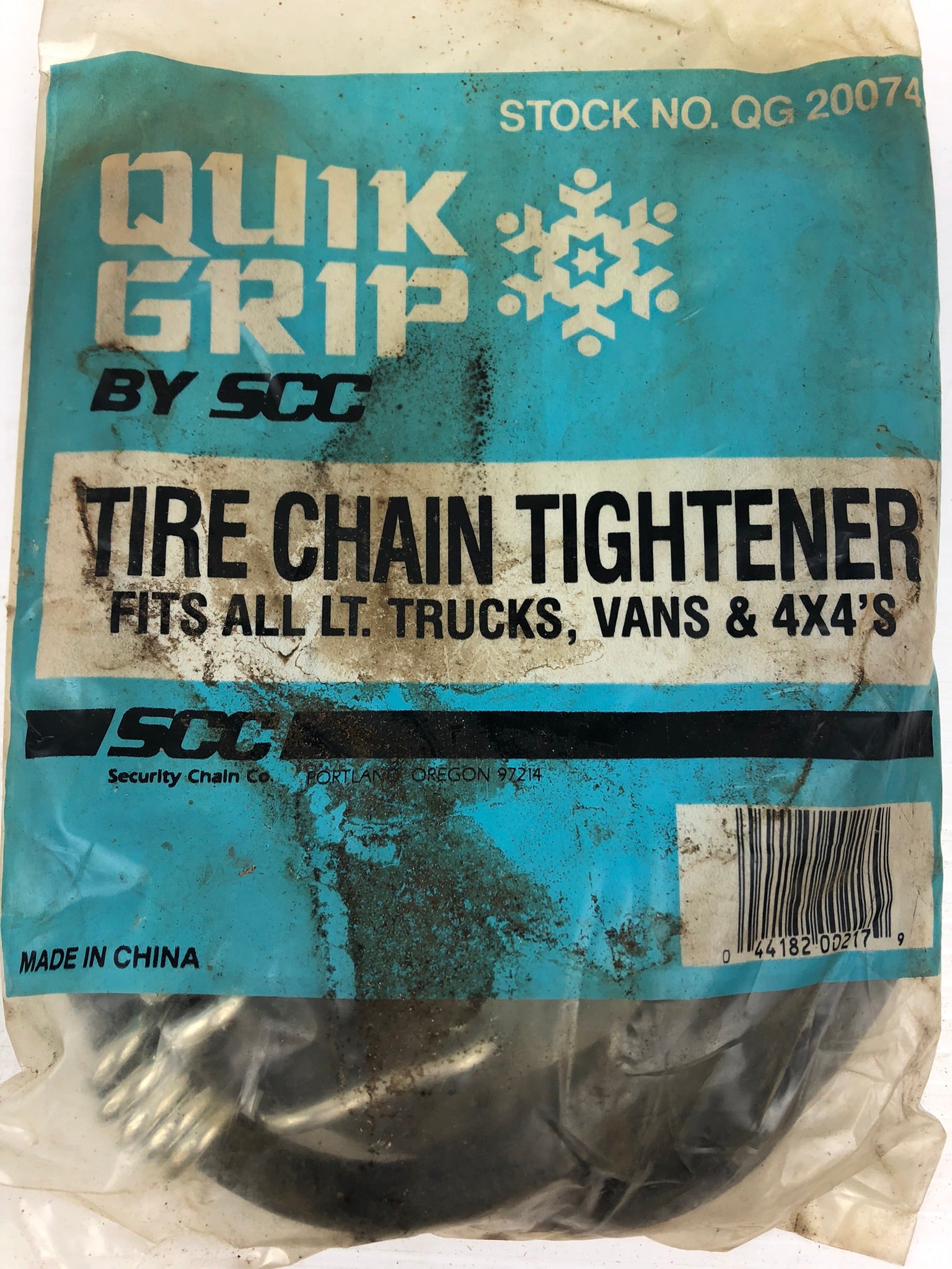 Quick Grip QG20074 Link Chain Tightener (1) Pair for Pick-ups, SUV's & 4x4's