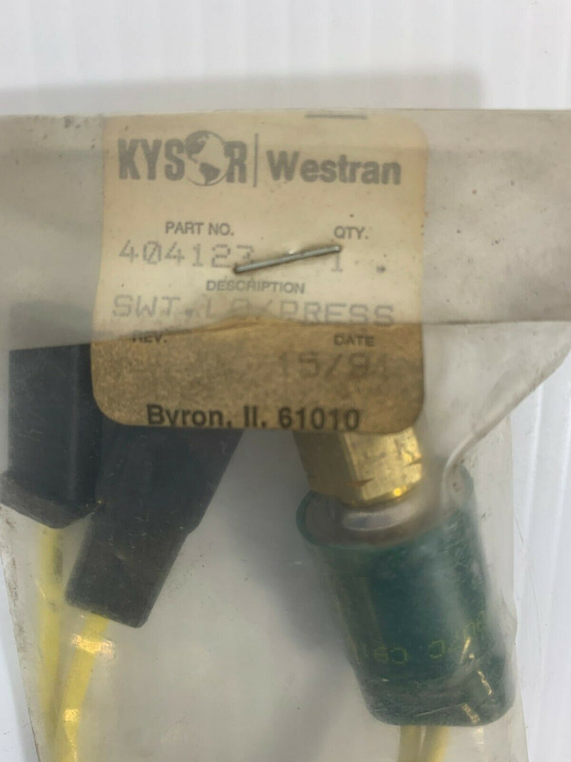 Kysor Westran 404123 Low Pressure Switch