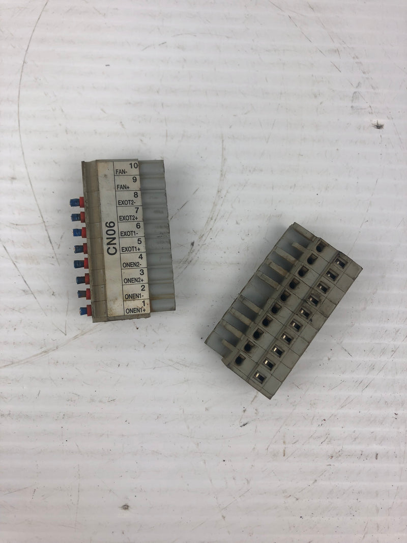 Wago AWG 26-14 10 Slot Terminal Blocks 300V 15A - Lot of 2