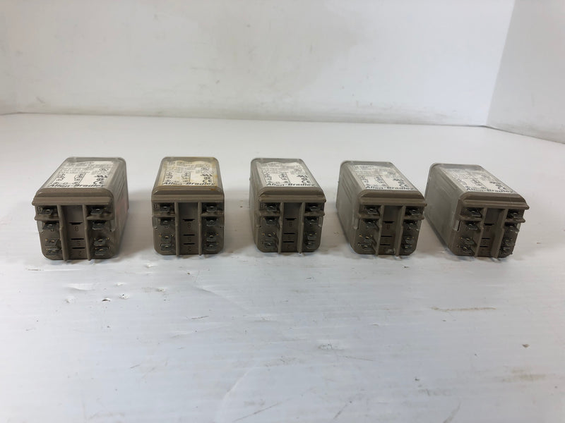 Lot of 5 - Allen-Bradley 700-HB32A1 Series C 120 VAC General Purpose Relays