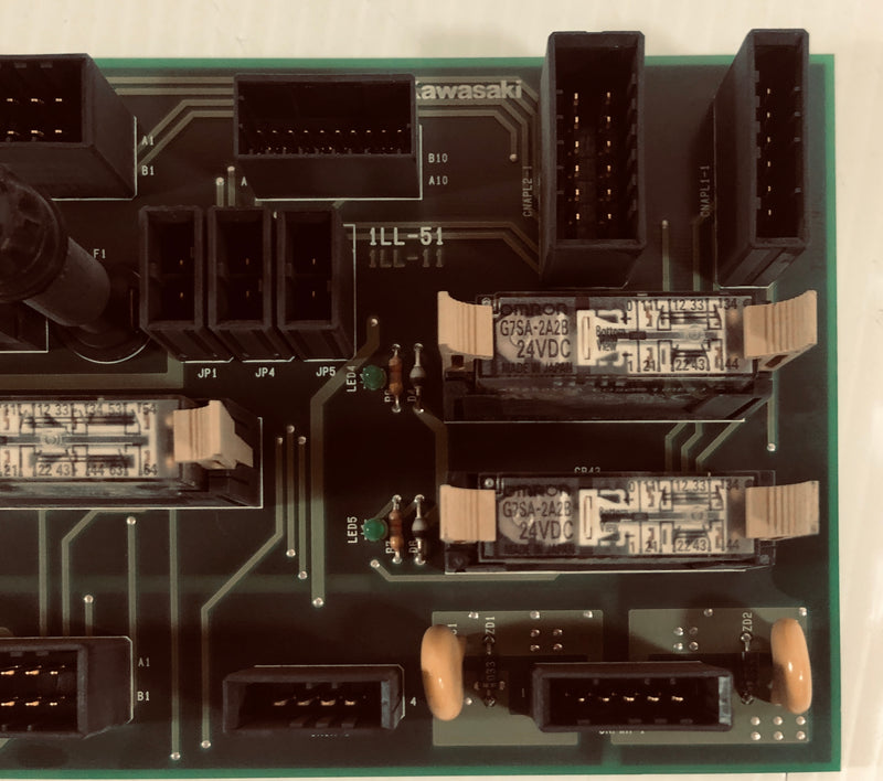 Kawasaki Circuit Module Board TPB-SA.V0 with 4 Omron Relays