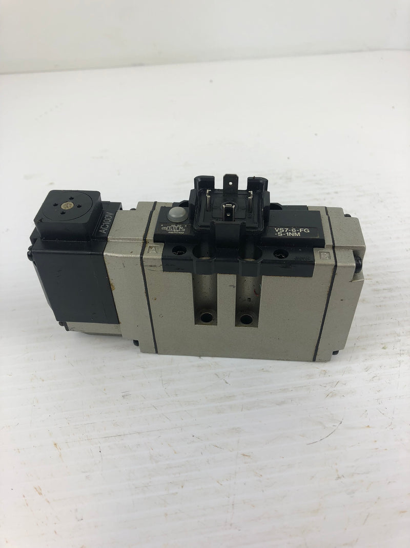 SMC Solenoid Valve VS7-6-FG-S-1NM 100V