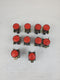 Telemecanique ZBV-6 Red Indicator Light With Manuel Mounting (Lot of 10)