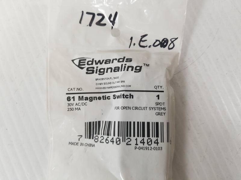 Edwards Signaling 61 Magnetic Switch