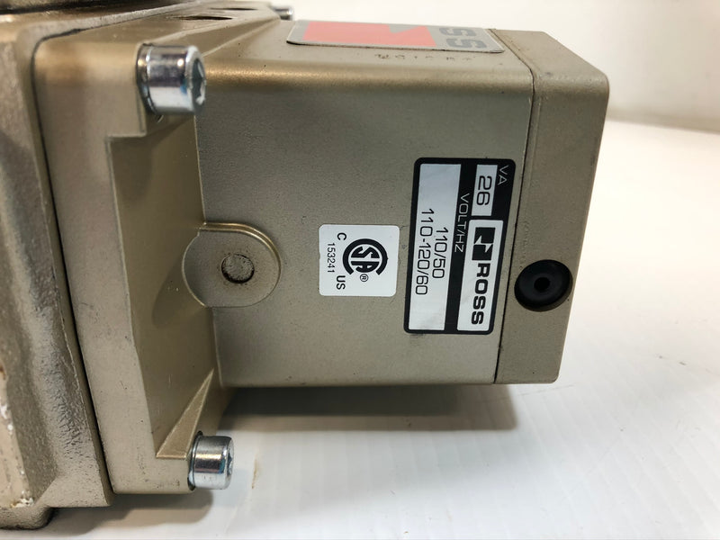 Ross 3573A5949 Pneumatic Solenoid Valve 03-4609 Minster 250-0241 110/120V 26 VA