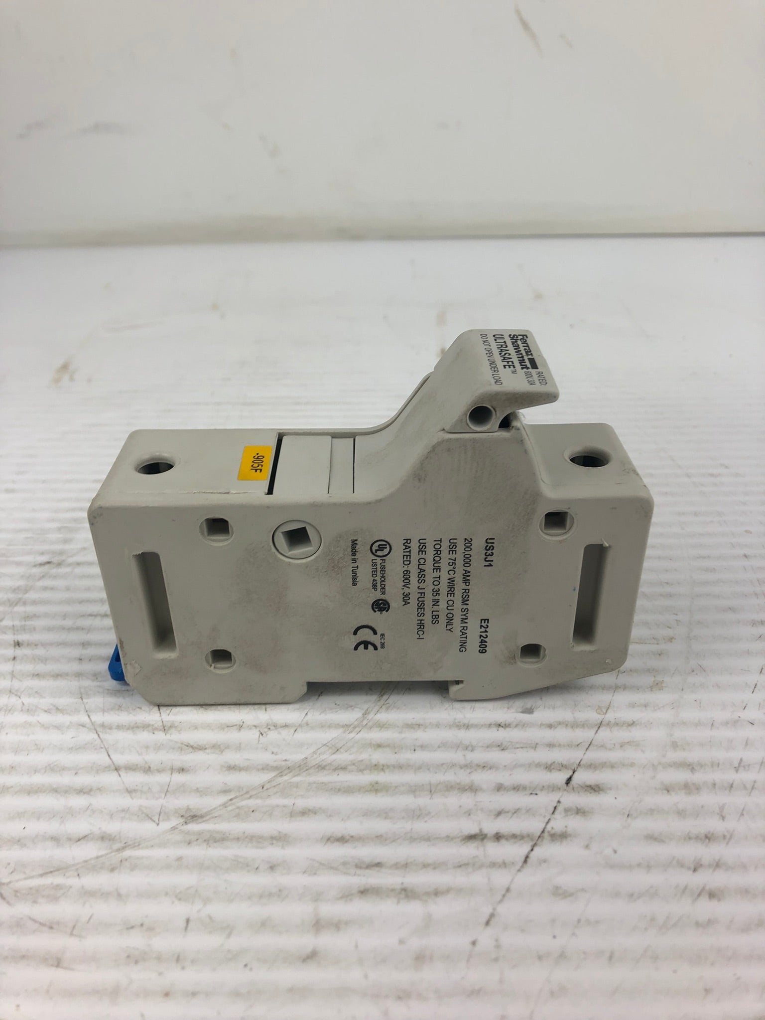 Ferraz Shawmut US3J1 Ultrasafe Fuse Holder