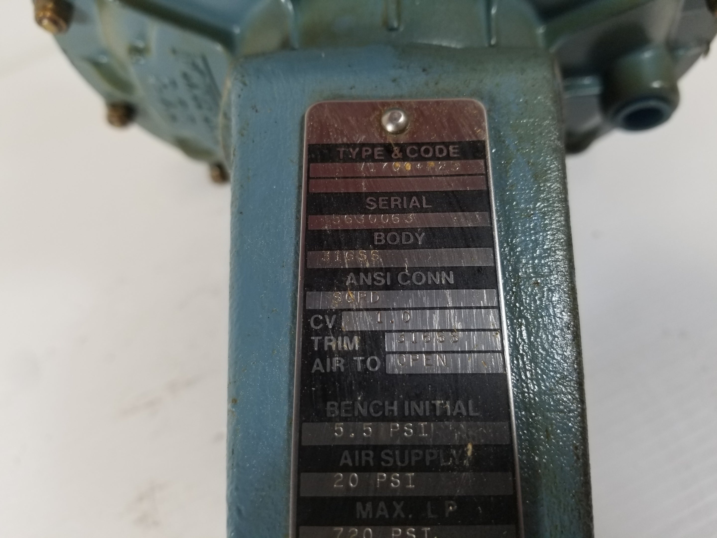 Foxboro 91F-49596-3 316SS Actuated Control Valve