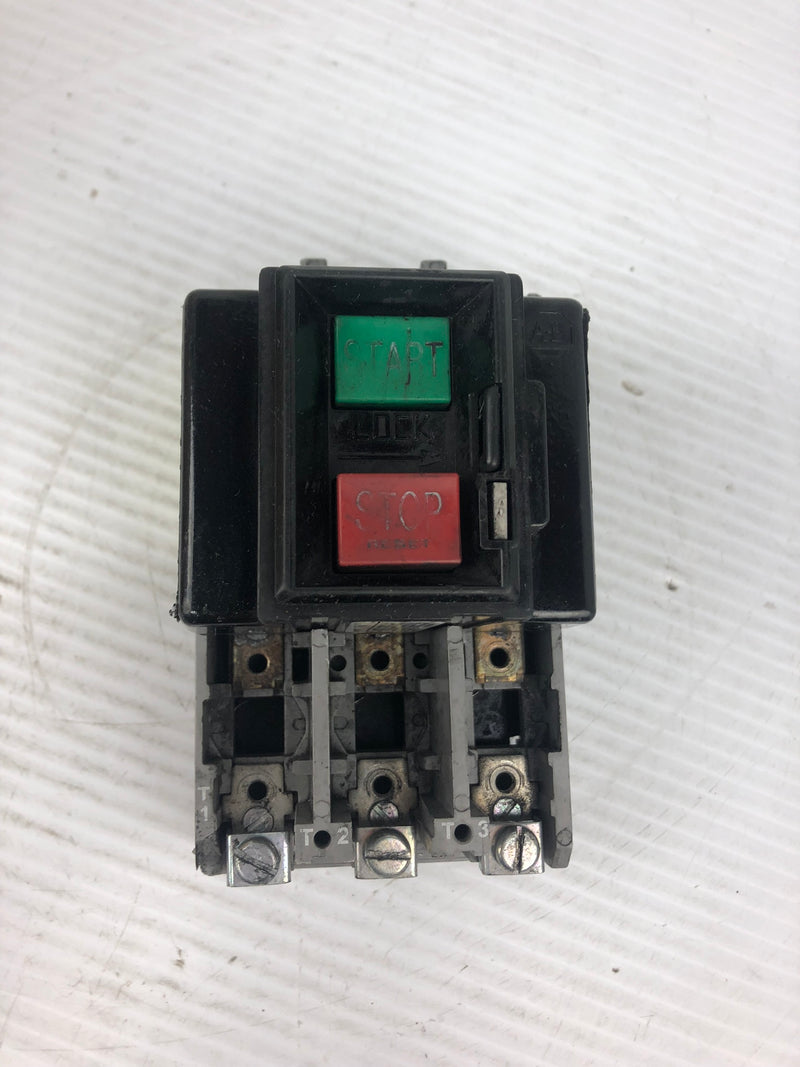 Allen Bradley 609-AOW Manual Starting Switch