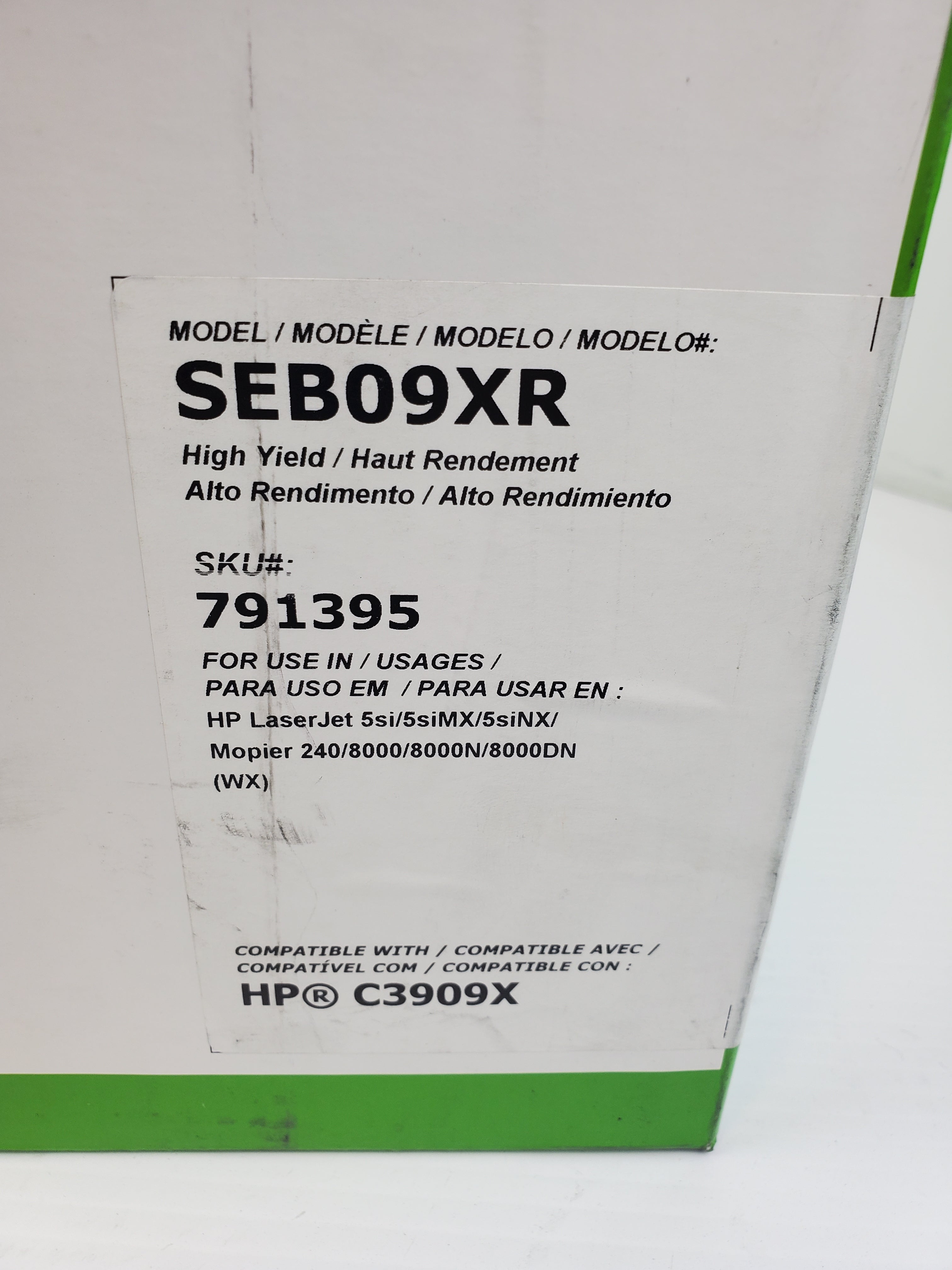 Sustainable Earth by Staples SEB09XR Laser Toner Cartridge - OPEN BOX