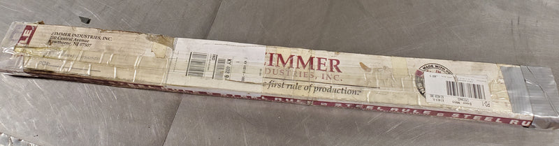 Zimmer Industries Steel Rule 918X10TX032S OP