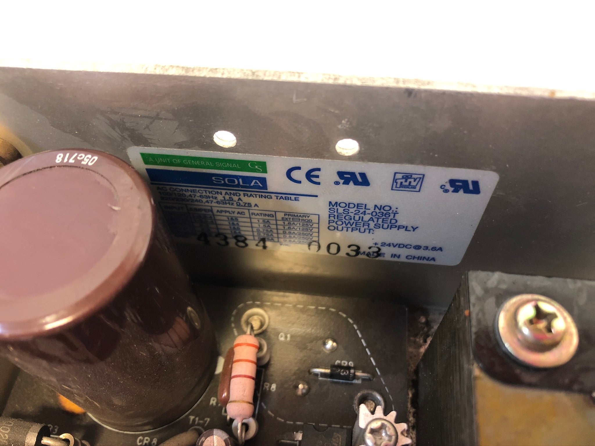 Sola SLS-24-036T Regulated Power Supply
