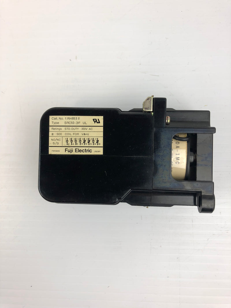 Fuji Electric 1RH853 Contactor 300 V AC SRC50-3F UL