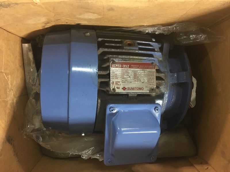 Sumitomo 3 Phase High Induction Motor 3 HP WH0034FCA