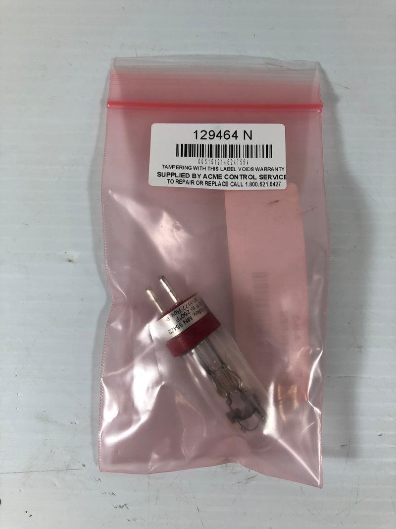 Honeywell 129464 N Ultraviolet Flame Detector Tube Light Bulb