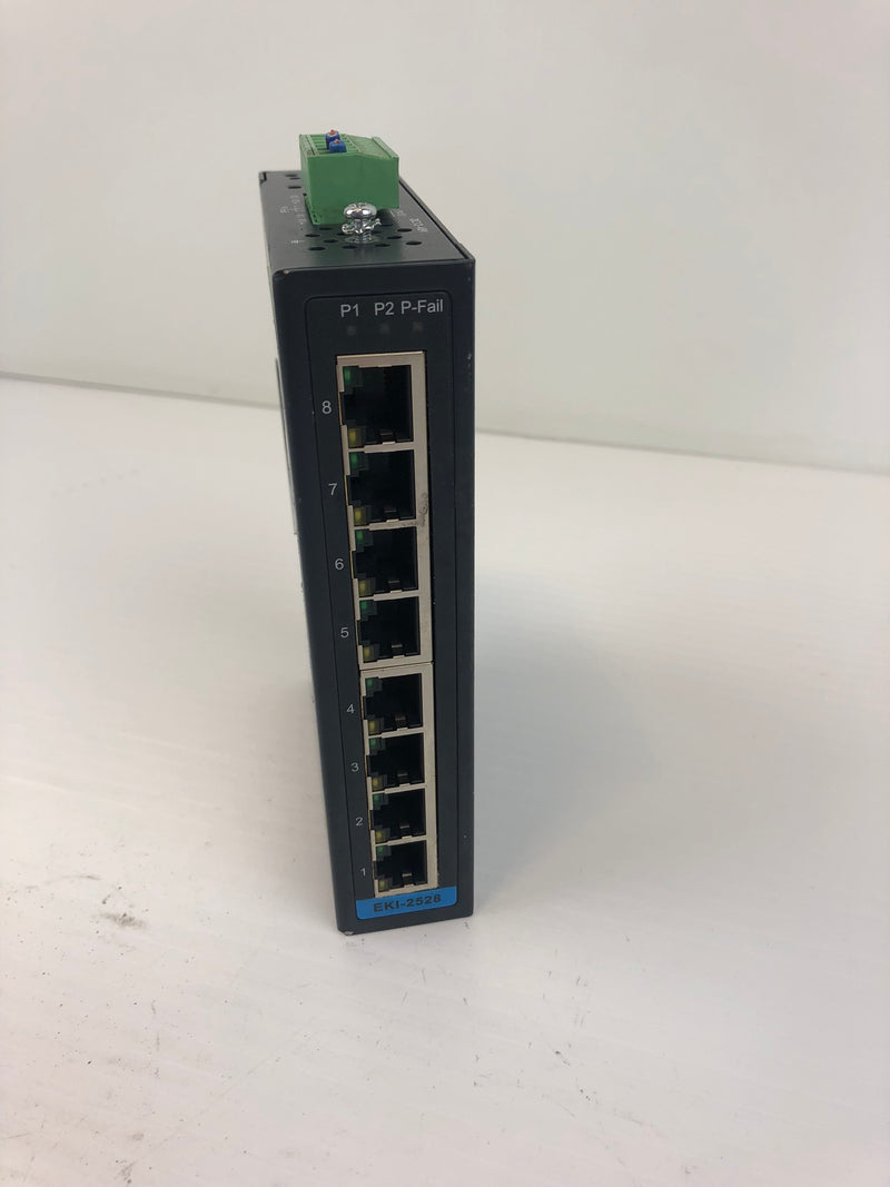 Advantech EKI-2528 8 Port Ethernet Switch EKI-2528-BE 12-48VDC 1.5A