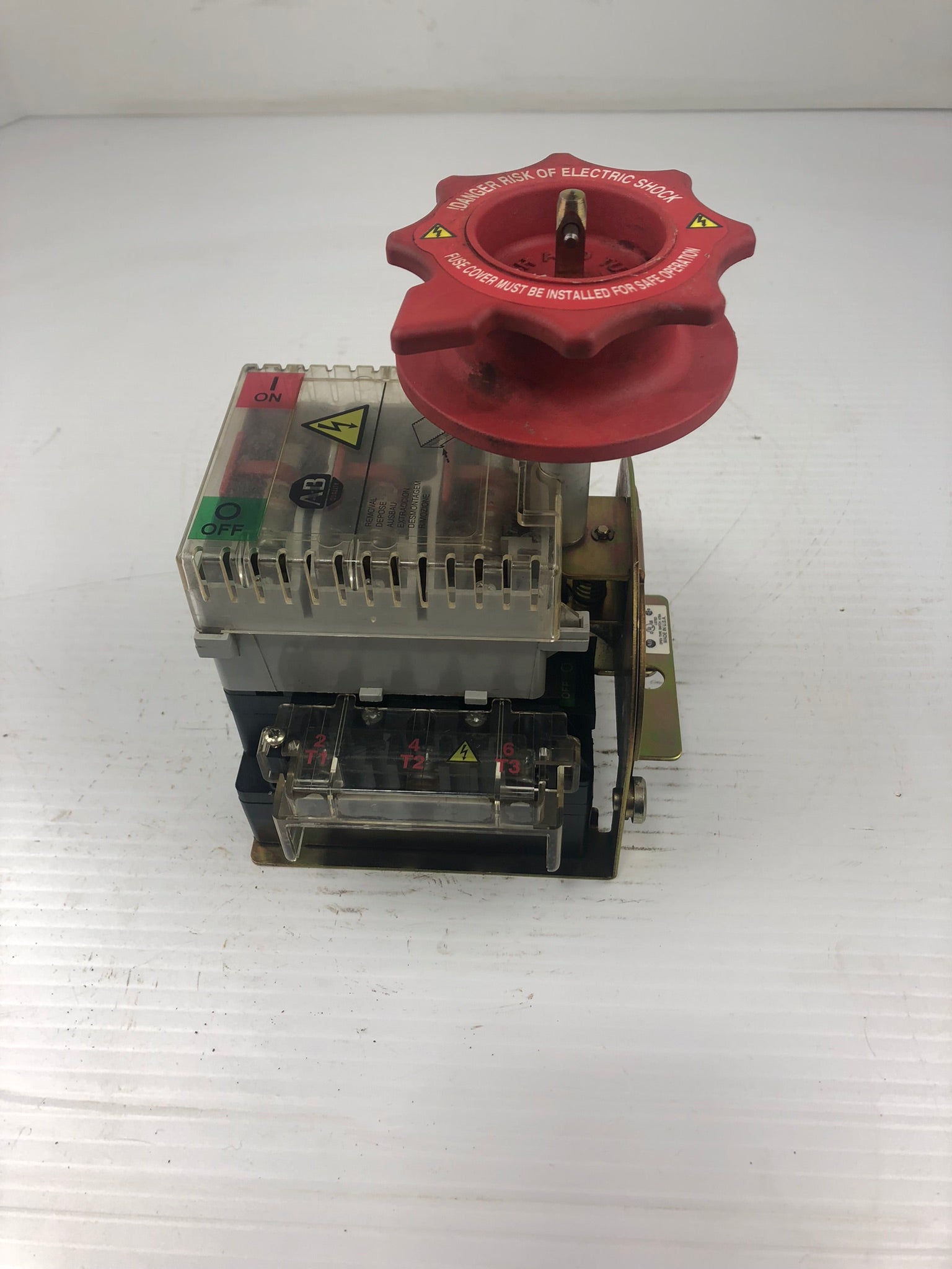 Allen-Bradley 194RF-NC030* Ser A Fused Disconnect Switch Mounted