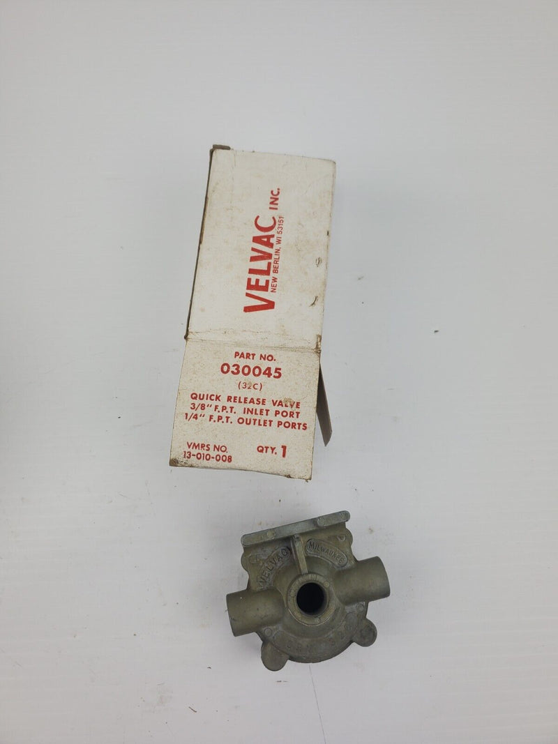 Velvac 030045 Quick Release Valve