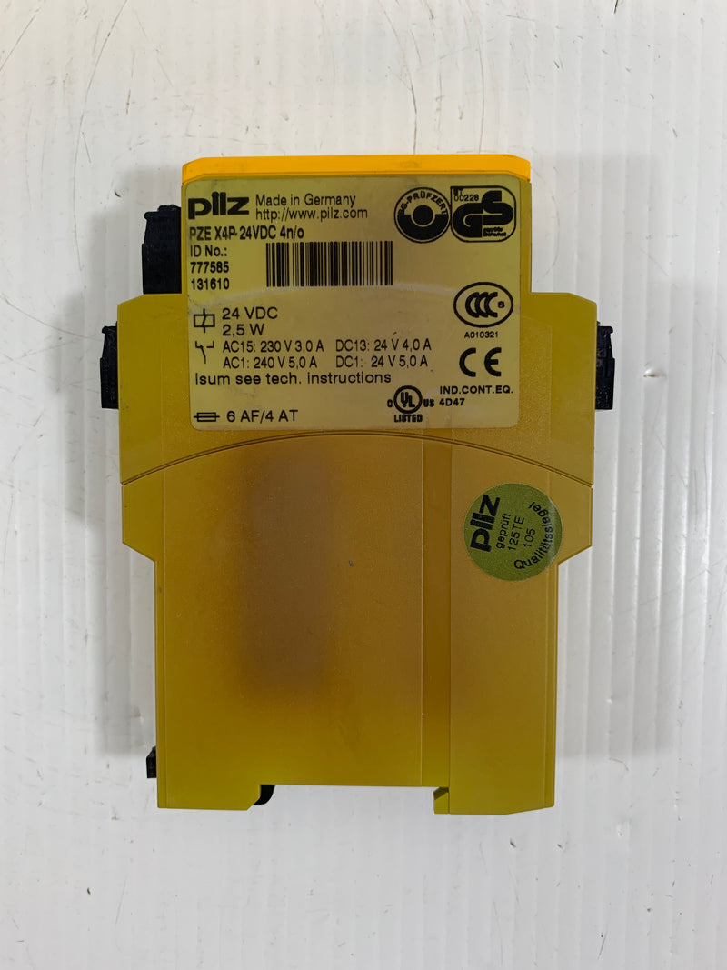 Pilz PZE X4P 24 VDC Safety Relay