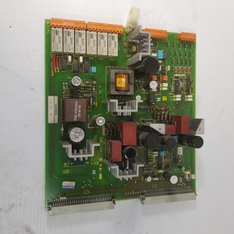 Siemens 6EW1890-0AB Power Supply Fan Tray Circuit Board