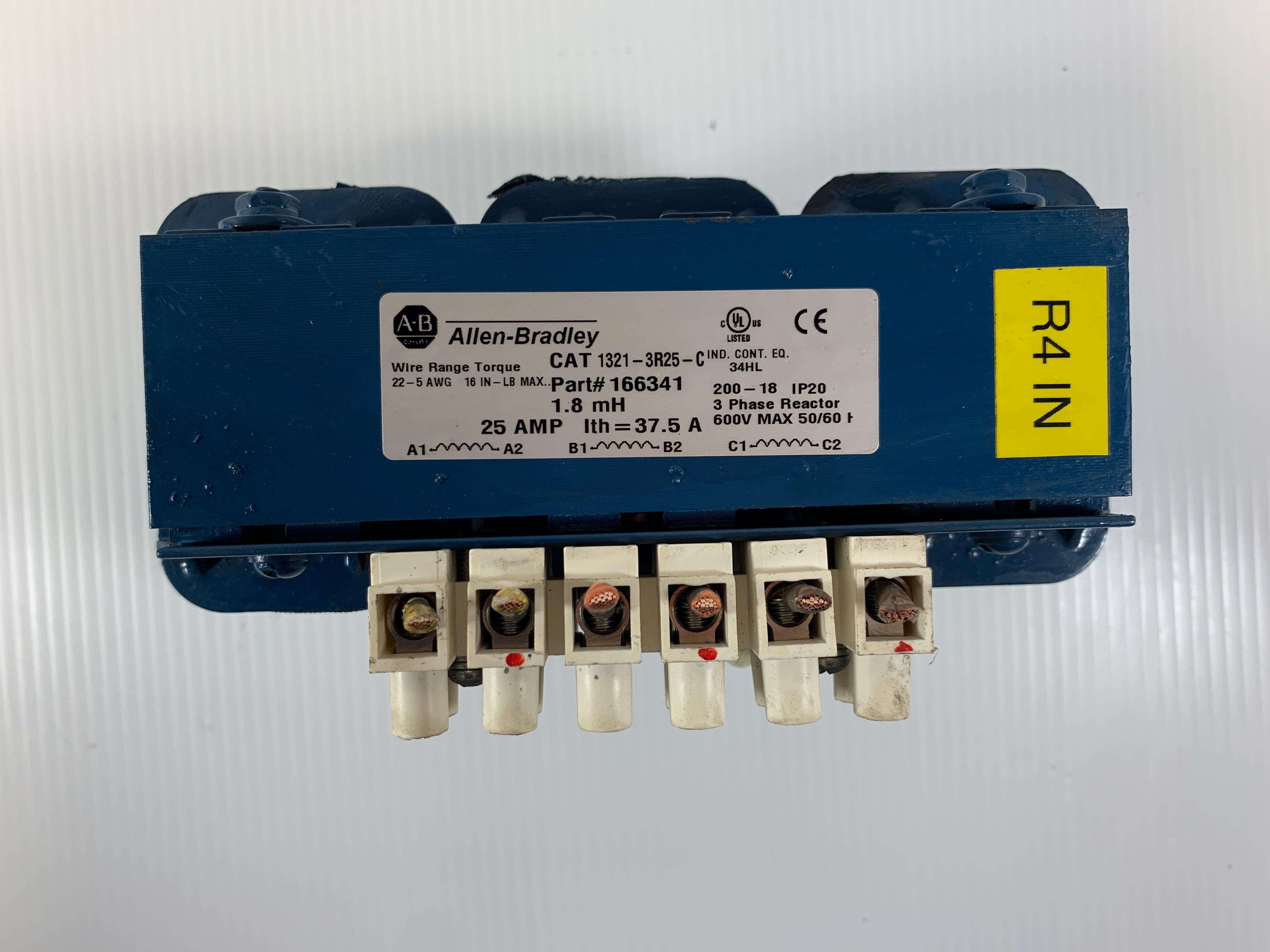 Allen-Bradley 1321-3R25-C 3-Phase Reactor 25A