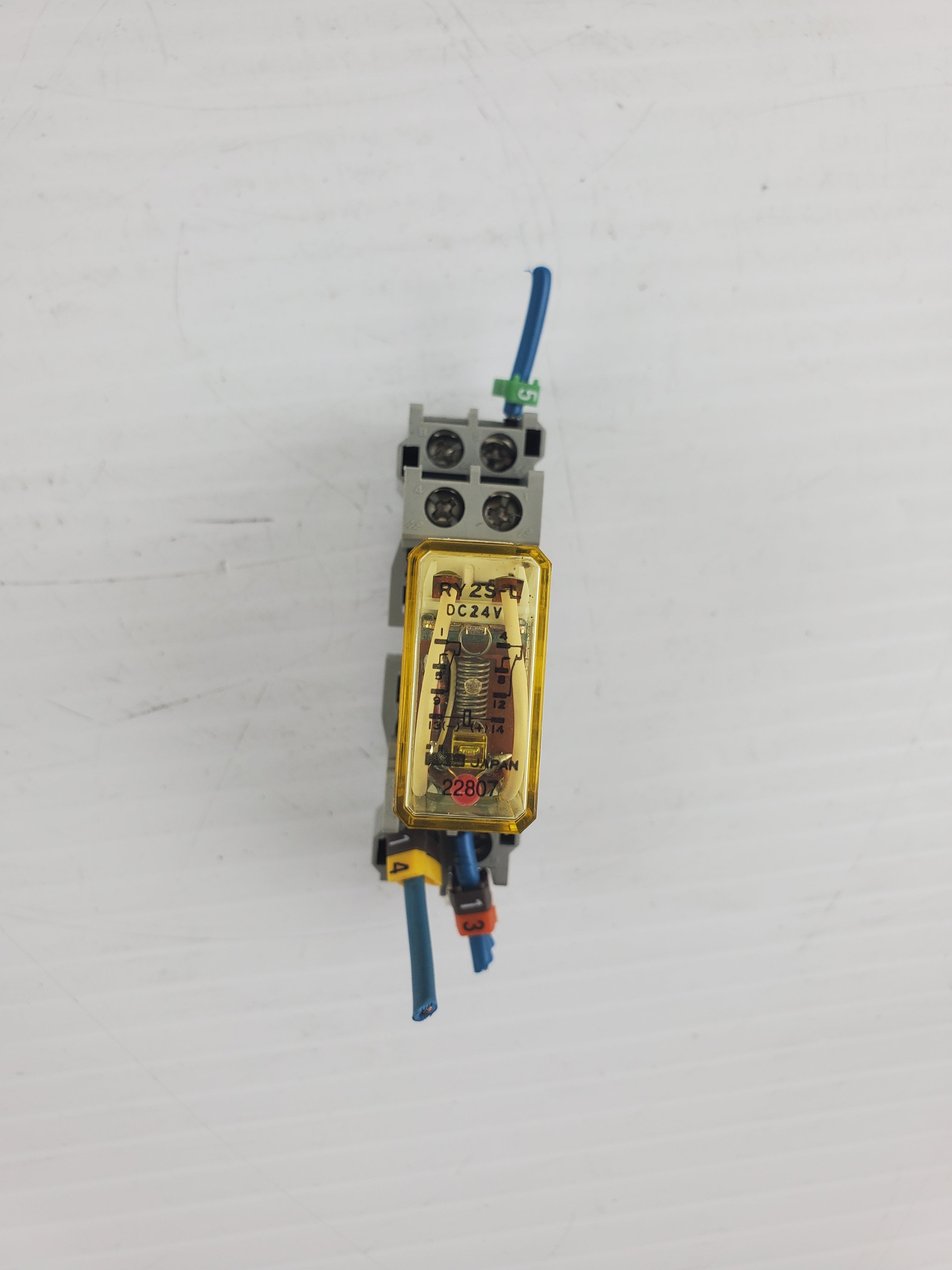 Releco ADC24V Relay With Base - IDEC RY2S-L Relay With Base - Lot of 3 Relays