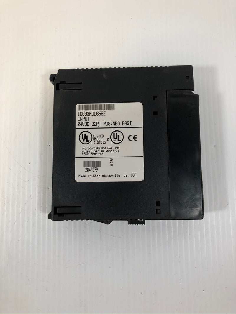 GE Fanuc IC693MDL655E Input Module 24VDC 32PT Pos/Neg Fast