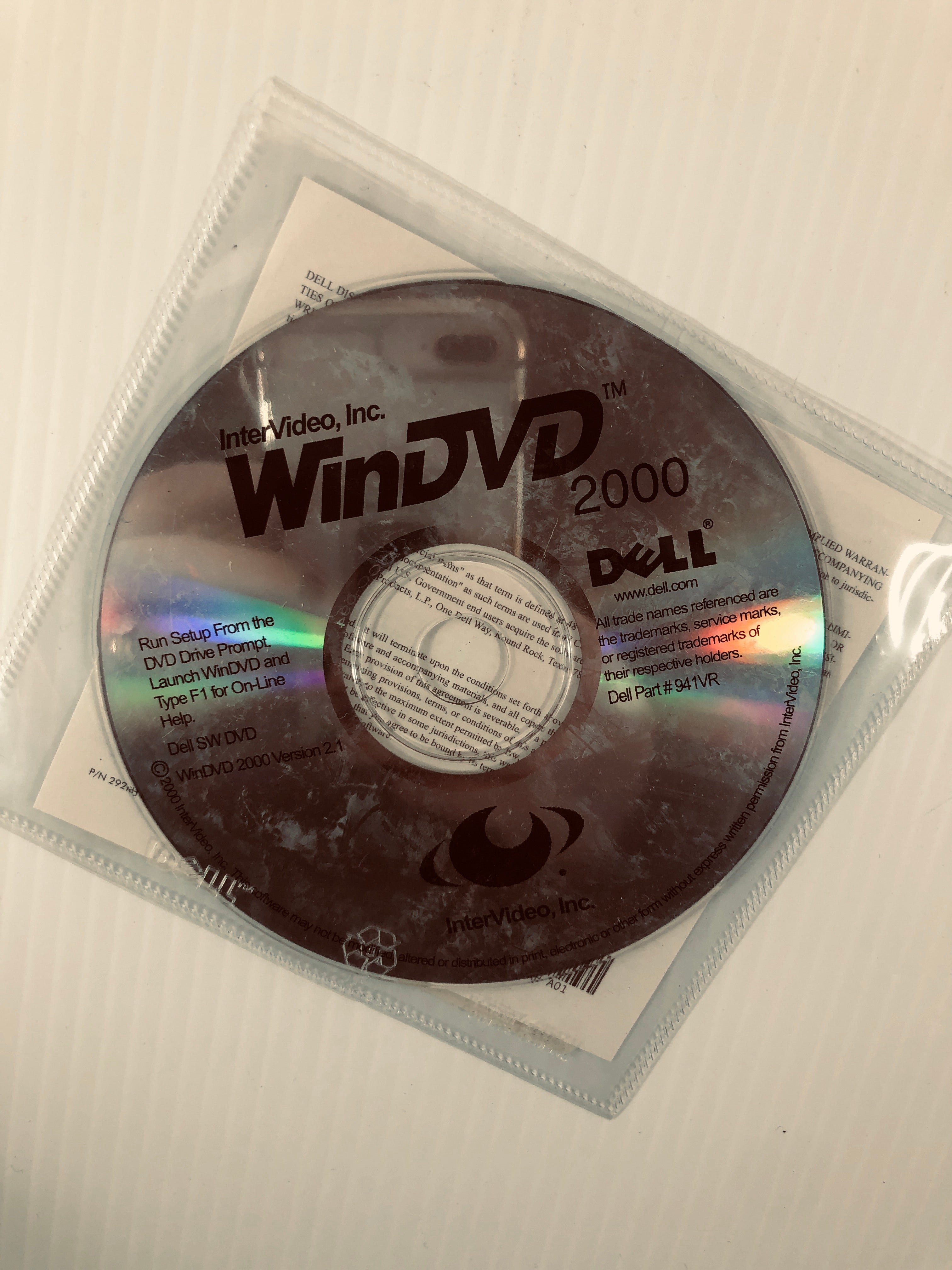 InterVideo, Inc. WinDVD 2000 Dell Setup CD