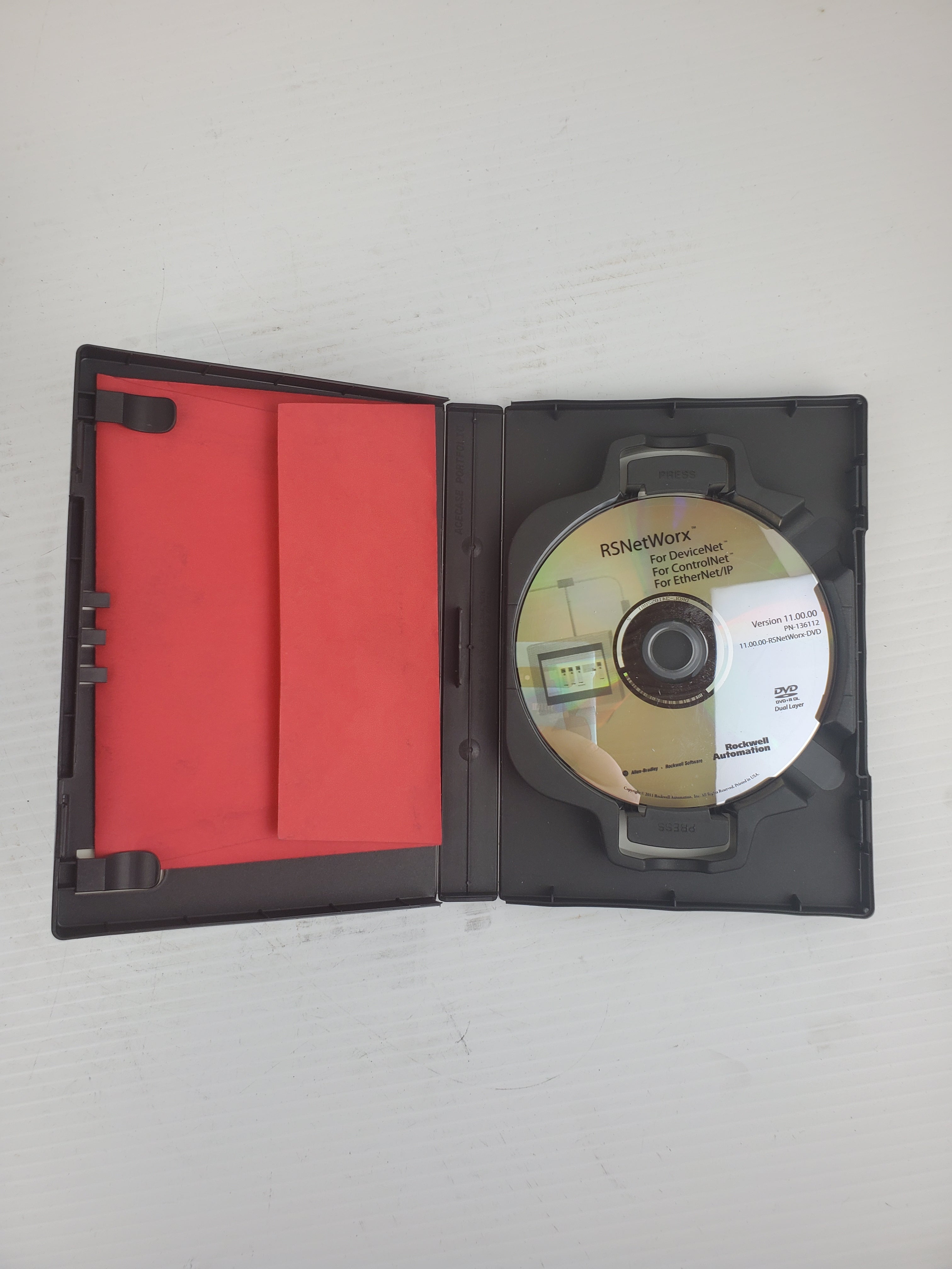 Rockwell RSNetWorx 9357-CNETL3 CD/DVD-ROM 136112 Software Version 11.00.00