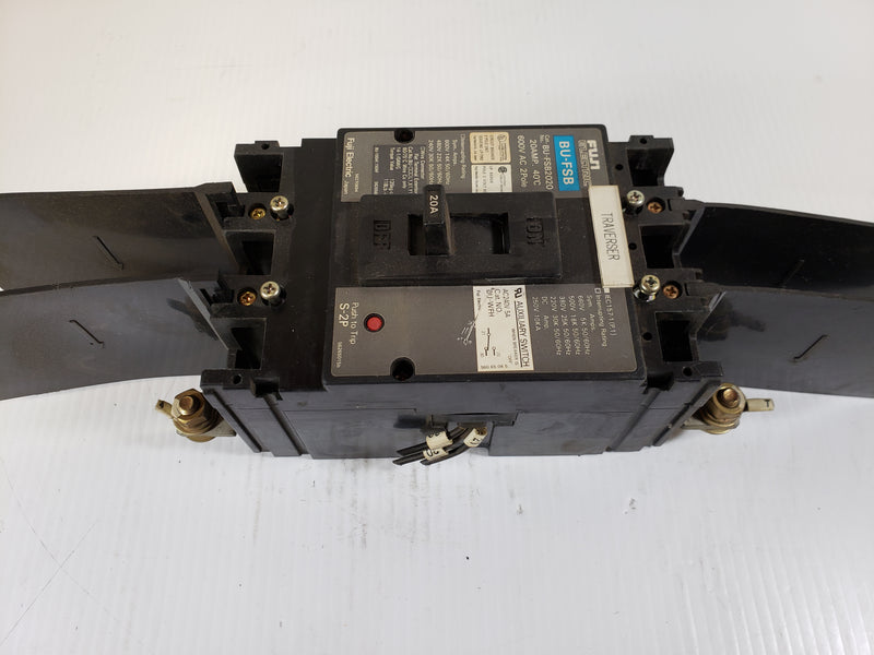 FUJI Electric Circuit Breaker 2 Pole 20 AMP BU-FSB2020