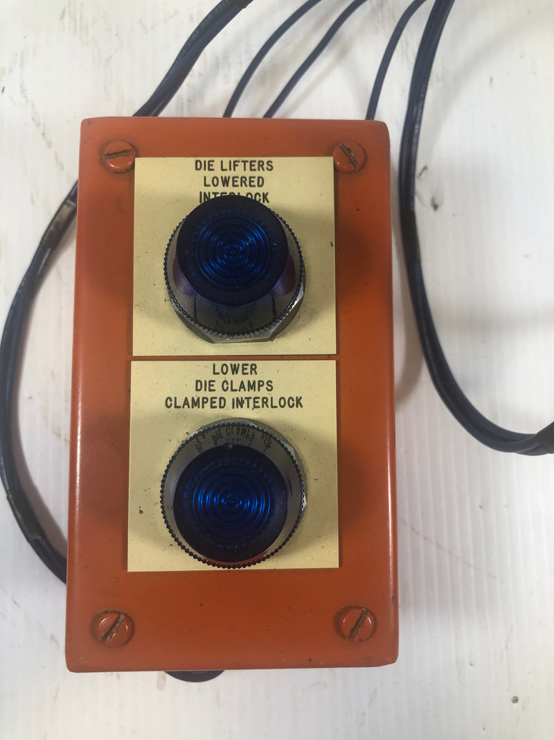 Blue Signal Light Assembly Control Box 6-1/2" x 3" x 3-1/2"