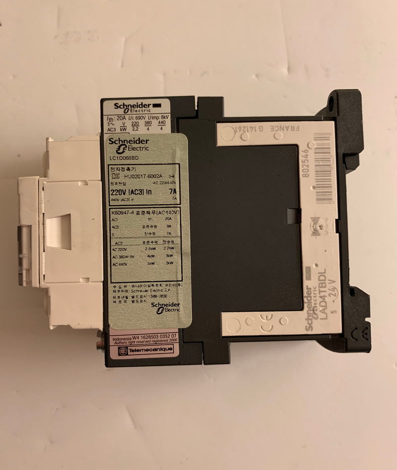 Schneider Electric Contactor LC1D066BD 220V 7A