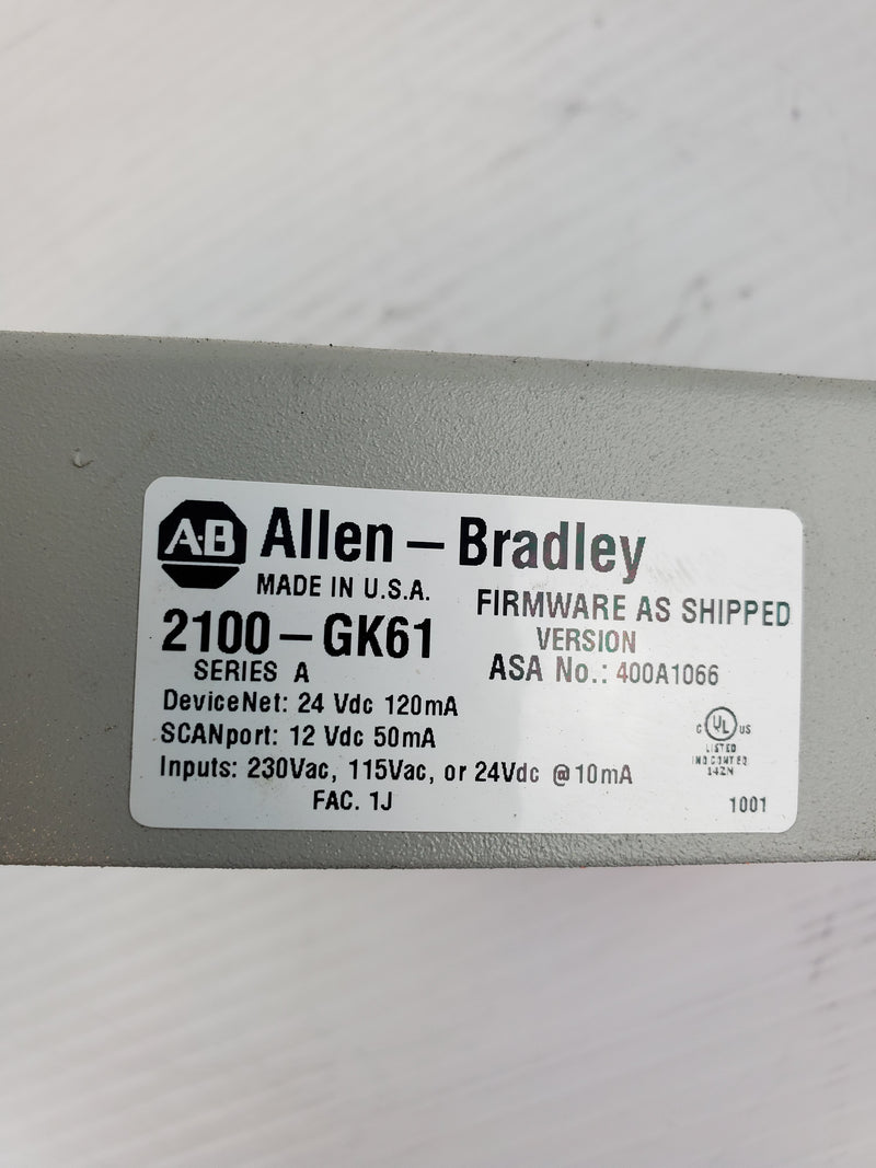 Allen Bradley 2100-GK61 Series A DeviceNet Module