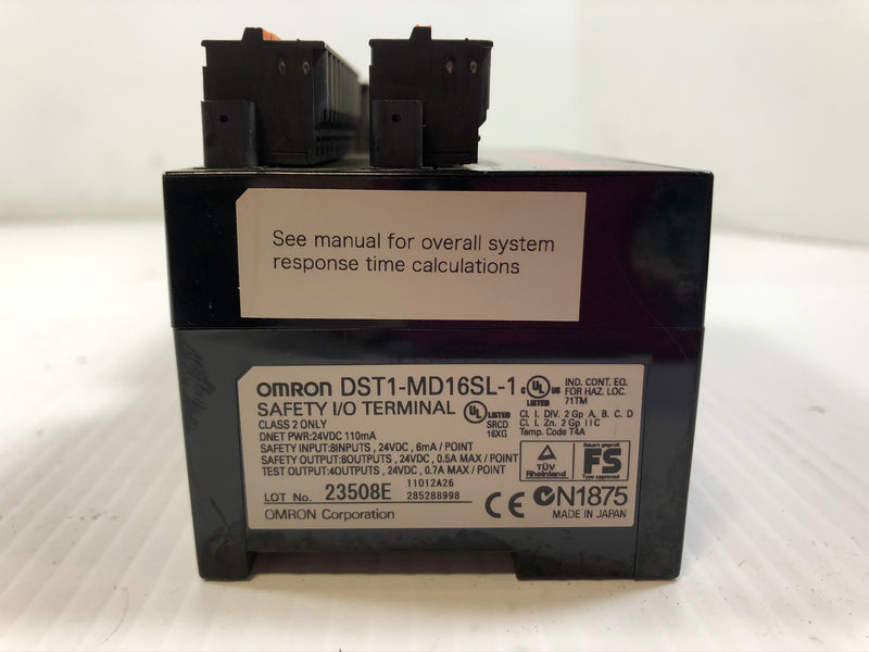 Omron DST1-MD16SL-1 Safety I/O Terminal 24VDC