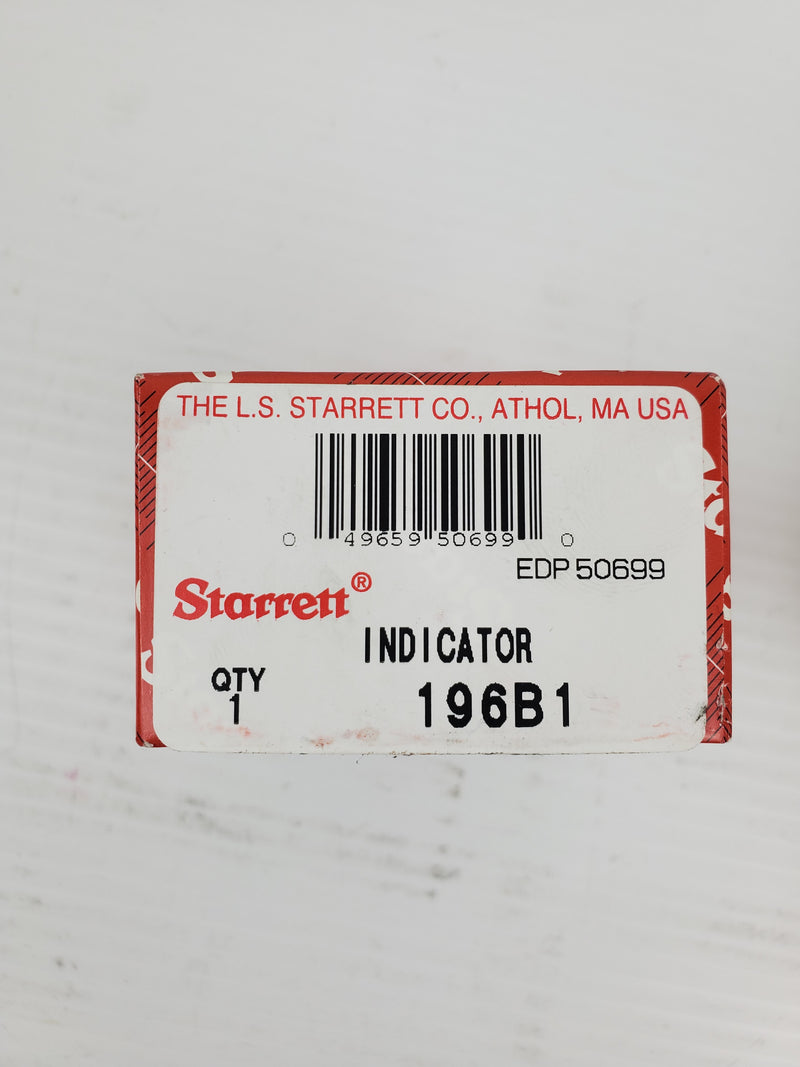 Starrett 196B1 Dial Indicator Set EDP 50699