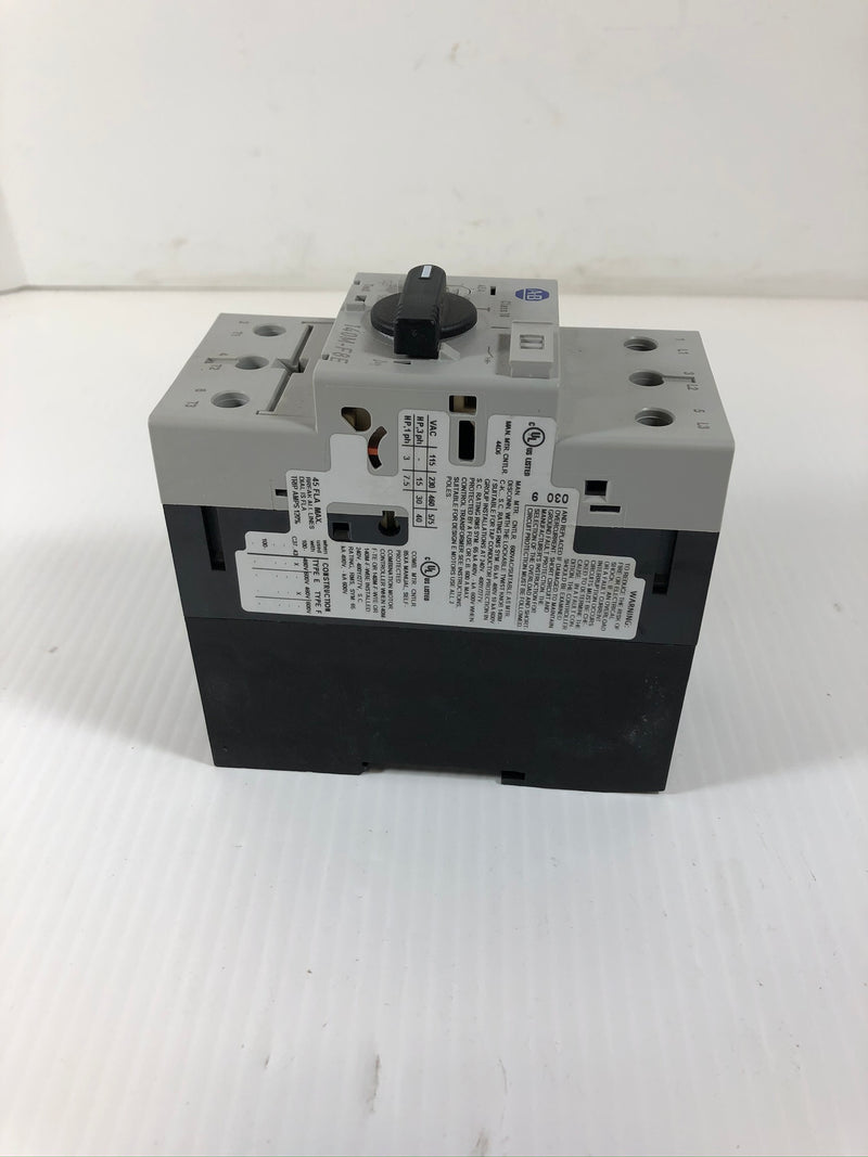 Allen-Bradley 140M-F8E-C45 Series C Motor Protector Circuit Breaker 140M-F8E