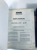 Kohler Engines Parts Manual and Trade Account Manual