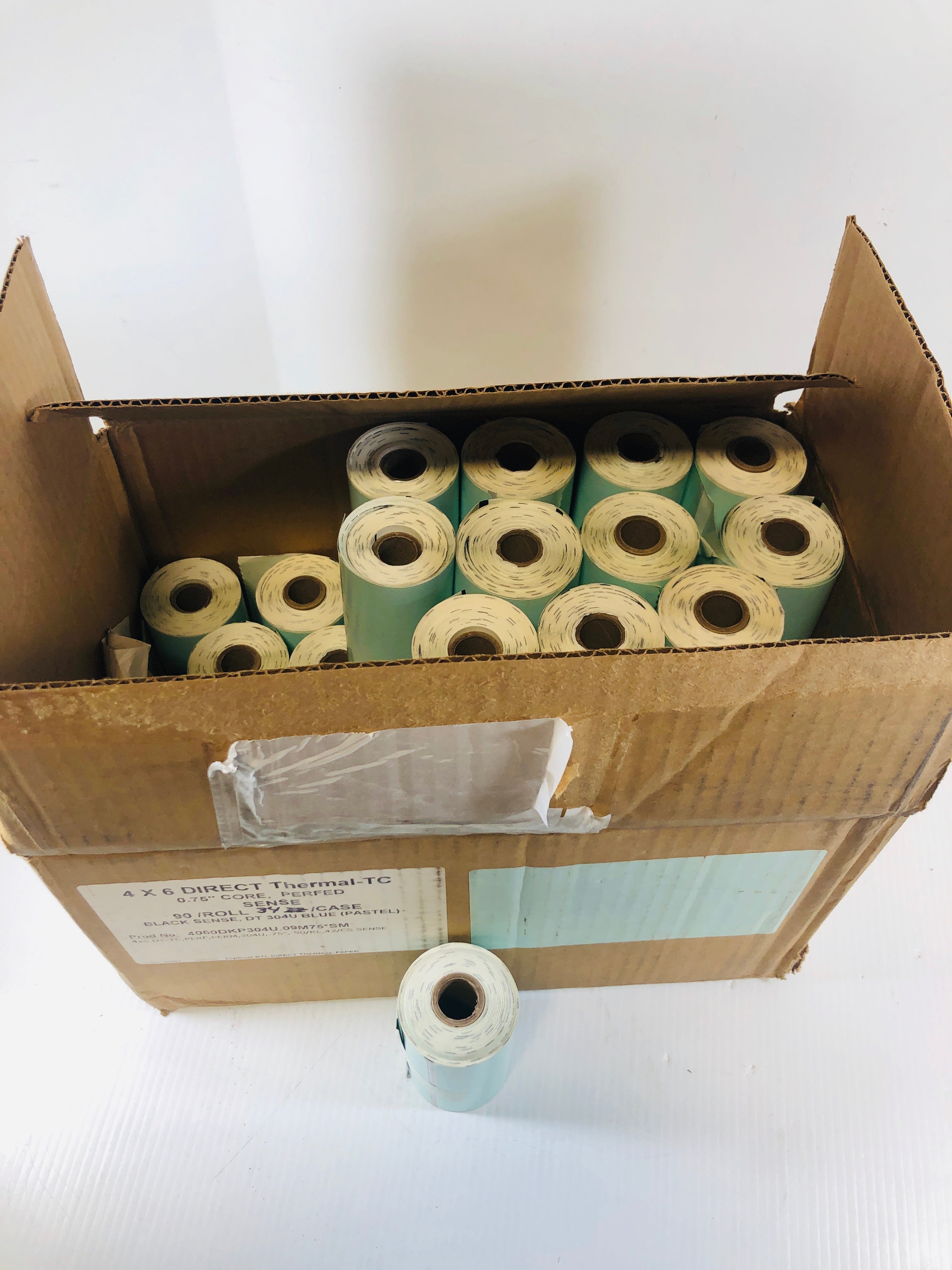 4 x 6 Direct Thermal-TC .75 Core Blue Labels 4060DKP304U.09M75*SM