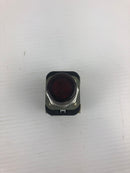 Allen-Bradley 800T-QT24 Series T Red Pilot Light/ Indicator Light 24VAC/DC