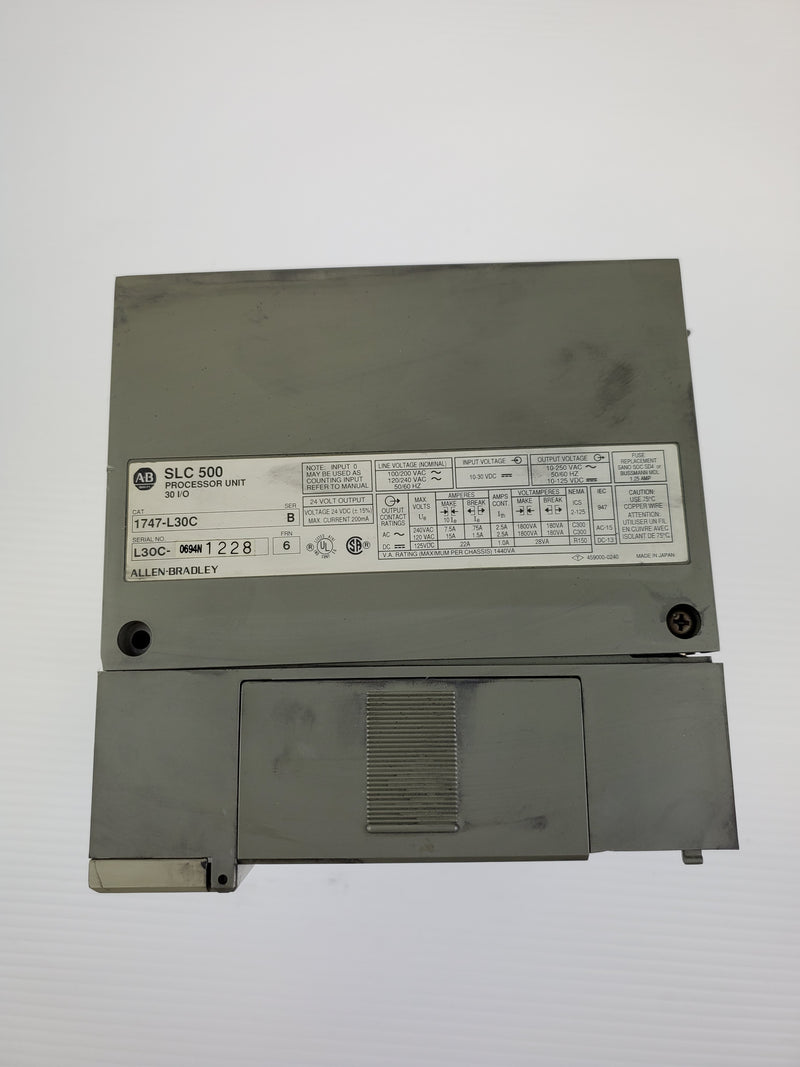 Allen-Bradley Processor Unit SLC 500 1747-L30C Series B