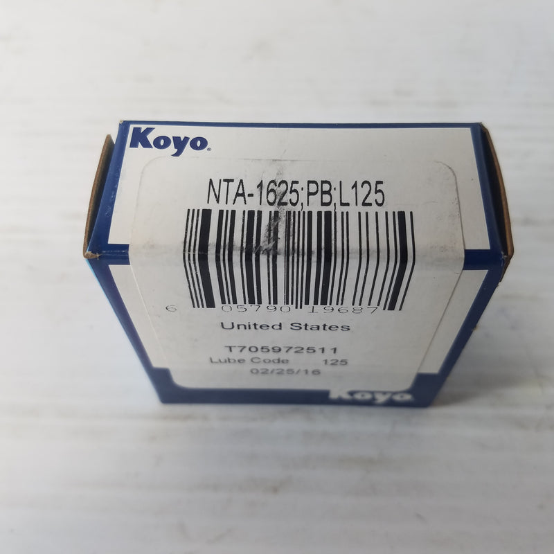 Koyo NTA-1625 PB L125 Needle Bearing